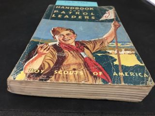 Boy Scout Handbook For Patrol Leaders 1961 Vintage Boy Scout Book Patrol Leaders
