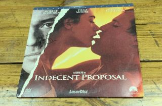 Robert Redford Signed “indecent Proposal”movie Laserdisc W/
