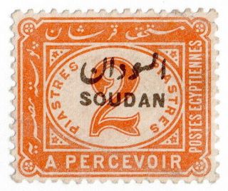 (i.  B) Sudan Postal : Postage Due 2pi