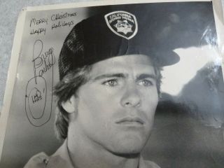 Bruce Penhall Chips California Highway Patrol Tv Show Signed Photo