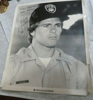 Bruce Penhall Chips California Highway Patrol TV Show Signed Photo 2