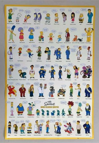 Simpsons Poster 2004 Classic Quotes Fp1370 Posters Simpson 2000s
