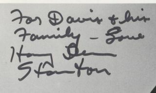 Harry Dean Stanton Signed 8x10 Photo Autographed Vintage Auto Signature Avengers 3