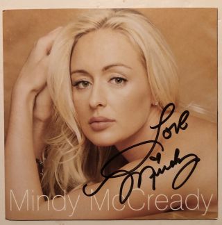 Authentic Mindy Mccready Hand Signed Autograph Cd Cover Insert