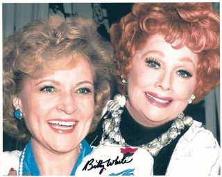 Betty White Hand - Signed Lucy (lucille Ball) 1980 