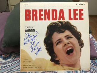 Brenda Lee Signed To Scott Record Album I’m Sorry/ Little Miss Dynamite