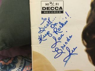 BRENDA LEE SIGNED TO SCOTT RECORD ALBUM I’M SORRY/ LITTLE MISS DYNAMITE 2