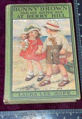Rare 1929 Bunny Brown And His Sister Sue At Berry Hill Laura Lee Hope 1st Ed Hc