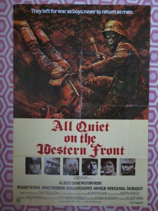 All Quiet On The Western Front Us One Sheet Poster Richard Thomas 1979