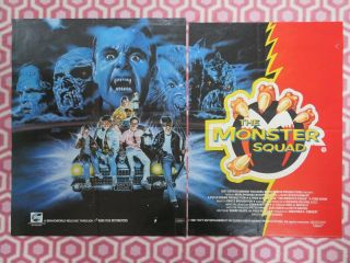 The Monster Squad Quad (39.  5 " X 26.  5 ") Poster Fred Dekker Andre Gower 1987