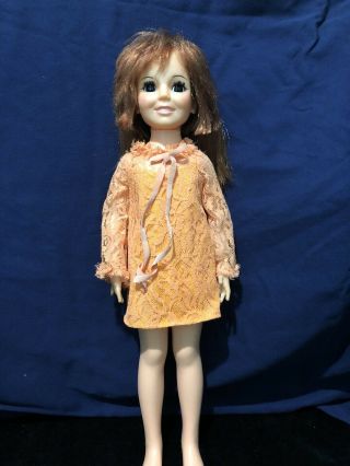 Vintage 1969 Ideal Crissy Chrissy Doll Red growing Hair. 2