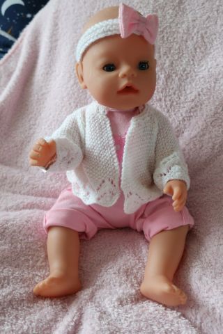 Zapf Creation 17 " Baby Born Interactive Doll And Instructions