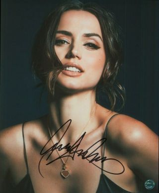 Ana De Armas Autographed 8x10 Photo Loa Ttm