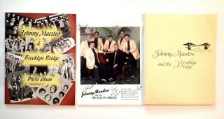 Johnny Maestro Brooklyn Bridge Hand Signed Photo & Program No