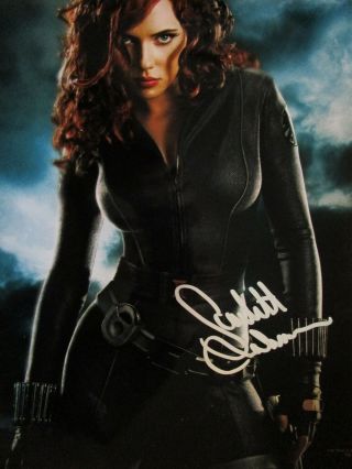 Scarlett Johansson Black Widow Autograph - Signed Photo Wcoa