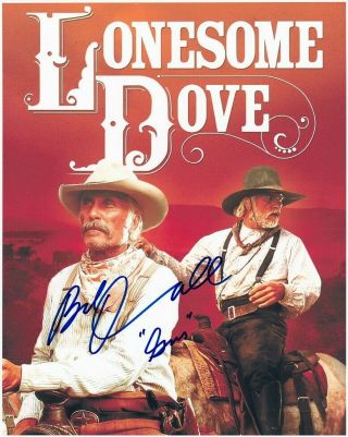 Robert Duvall Hand - Signed Lonesome Dove 8x10 W/ Life Gus & Call On Horseback