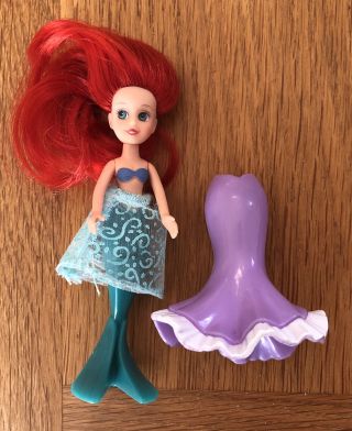 Vintage Disney Little Mermaid Princess Polly Pocket Doll With Clothes