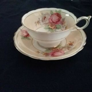 Paragon Fine Bone China Double Warrant Footed Teacup And Saucer