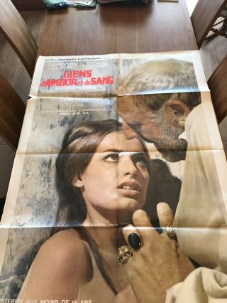 Vintage French Erotic Softcore Movie Poster Large