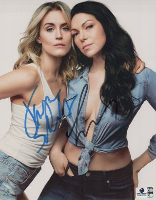 Taylor Schilling & Laura Prepon Dual Signed Autographed 8x10 Photograph Ga