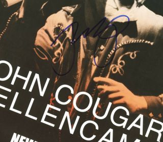 John Cougar Mellencamp autographed concert poster 1999 2