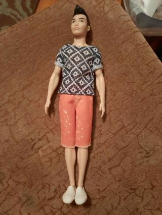 Ken Barbie Fashionistas 115 Boy Doll Asian Complete,  Adult Owned