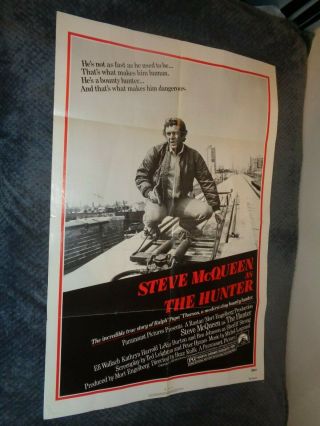 The Hunter [ One Sheet Poster ] Steve Mcqueen