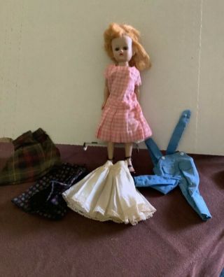 Vintage 1957 Vogue Jill Doll Jointed Legs And Arms With Some Clothes Vogue Dolls