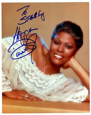 Dionne Warwick In - Person Signed Photo