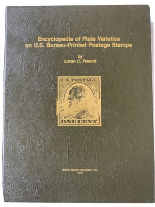 Encyclopedia Plate Varieties Us Bureau - Printed Stamps Book 1979