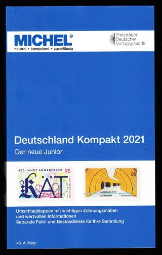 Michel Junior Deutschland Kompakt Katalog 2021 - - Sofort Lieferbar