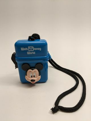 Vintage Walt Disney World Mickey Lightweight Waterproof Sport Case With Lanyard