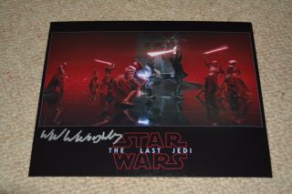 William Willoughby Signed Autograph 8x10 In Person Star Wars Praetorian