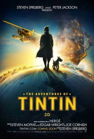 The Adventures Of Tintin The Secret Of The Unicorn Movie Poster