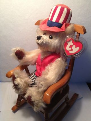 Small Doll / Teddy Bear Rocking Chair - Wooden Rocker - Toy Or Plants