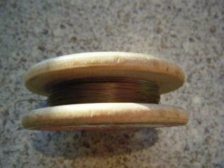 Vintage Wooden Spool of Mitchell Monofil Nylon Fishing Line - France Rare 2