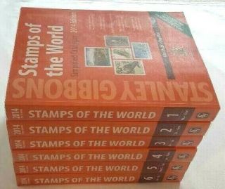 2014 Stanley Gibbons Stamps Of The World Full Set 6 Volumes A - Z Very Good