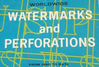Vintage 1966 Watermarks And Perforations By Ervin J.  Felix -