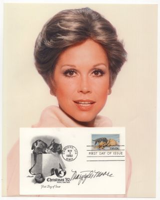Mary Tyler Moore - Film & Tv Actress - Autographed First Day Cover