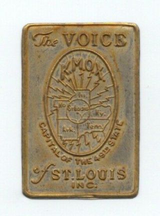 Radio Reception Stamp,  Kmox,  St Louis,  Missouri