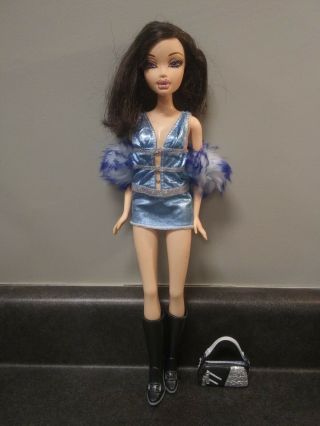 My Scene Barbie Doll,  My Bling Bling Nolee,  Dressed W/boots,  Arm Muff,  Purse
