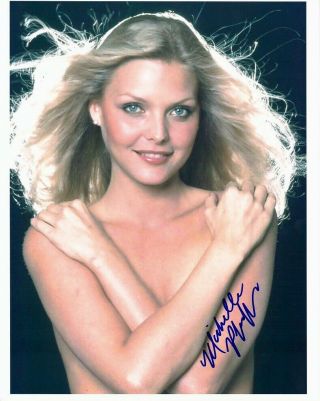 Michelle Pfeiffer Hand - Signed No Top Young Sexy 8x10 Authentic W/ Bombshell