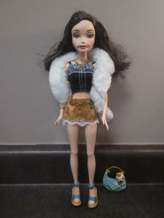 My Scene Barbie Doll,  Fab Faces Nolee,  Og Skirt,  Boa,  Necklace,  Purse/pet