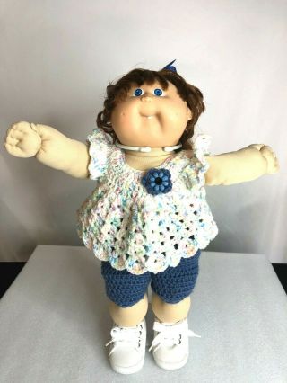 Cabbage Patch Kids 16 " Oaa Coleco 1982 Girl Ok Factory Doll Custom Clothes
