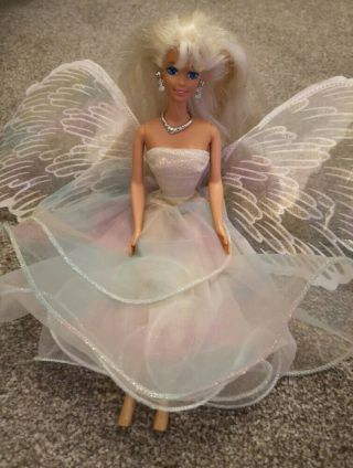 Vintage Mattel Angel Princess Barbie With Wings (missing Piece)