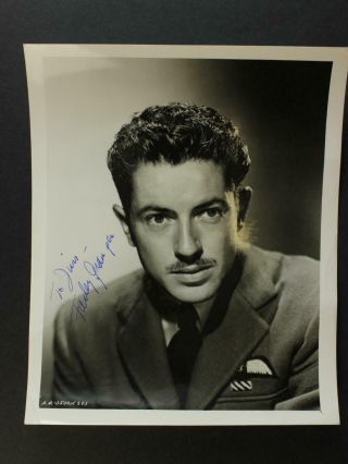 Actor Farley Granger (1925 - 2011) Autograph 8 X 10 Photo Hitchcock Films