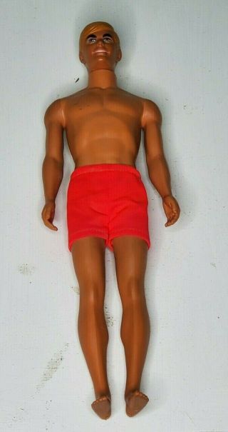 Vintage Mattel Sunset Malibu Ken Doll 1968 Barbie Friend Bendable Legs