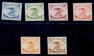 Usa American Letter Mail Co Set Of 6 Cinderellas