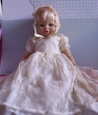 Vintage Vicma Baby Doll With Bottle Spain - 70 