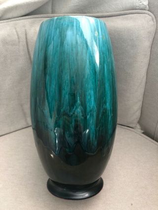 Vintage Blue Mountain Pottery Bmp Canada Drip Glaze Vase Mcm Mid Century